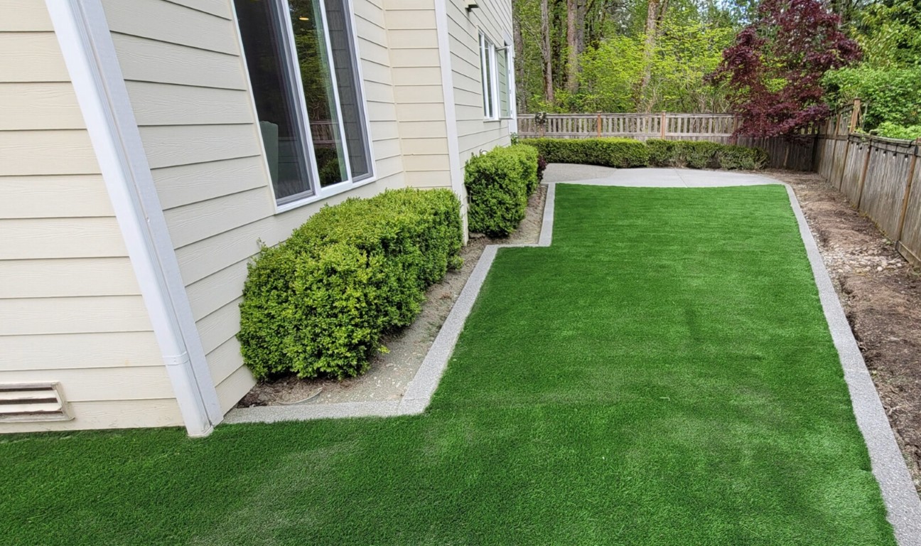 Eco-friendly artificial grass installation saving water in Winston-Salem